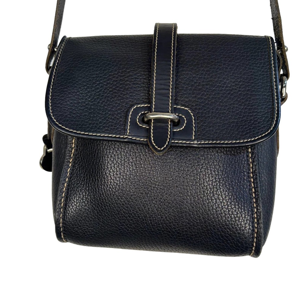 Dooney & Bourke East West flap crossbody bag Vintage Model P191 Authentic